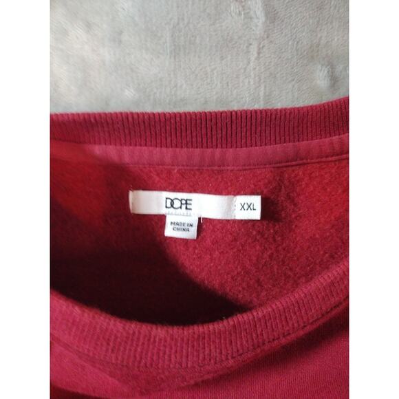 DOPE SPORT BOUGIE CREW Men Size 2XL Pullover Sweatshirt - Picture 9 of 14